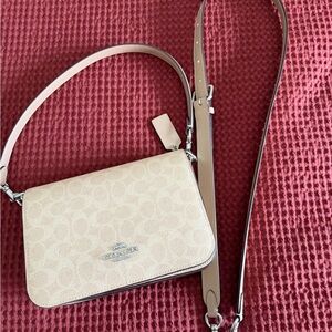 Coach Beige Crossbody Bag